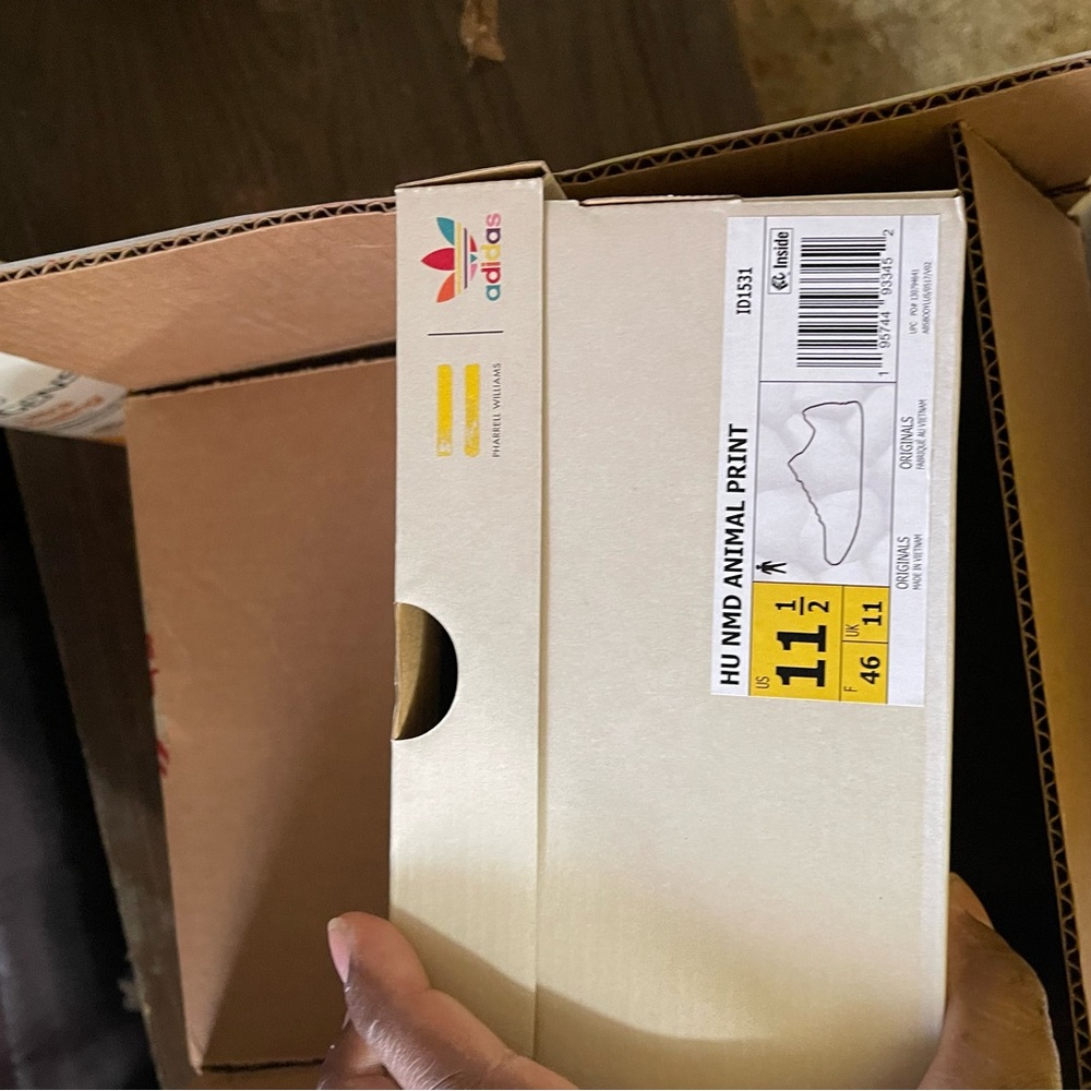 Pharrell nmd animal print sz 11.5 brand new never worn fresh out the box